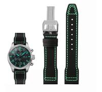 QSYJCCXD Fallo di vacca in nylon ad alta densità per il pilota di marchio IWC Prince Bertolo Portogallo Portogallo Filla Watchband 20 21mm Bracciale maschile Nylon Cowhide Watch Cinghia