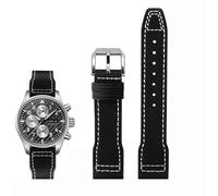 QSYJCCXD Fallo di vacca in nylon ad alta densità per il pilota di marchio IWC Prince Bertolo Portogallo Portogallo Filla Watchband 20 21mm Bracciale maschile Nylon Cowhide Watch Cinghia