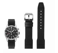 QSYJCCXD Fallo di vacca in nylon ad alta densità per il pilota di marchio IWC Prince Bertolo Portogallo Portogallo Filla Watchband 20 21mm Bracciale maschile Nylon Cowhide Watch Cinghia