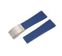 QSYJCCXD Fascia d'oro di gomma 22mm 24mm per superocean Heritage Avenger Challenger Woven Woven Waterproof Watch Strap