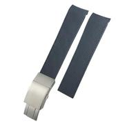 QSYJCCXD Fascia d'oro in gomma 19mm 20mm 21 mm cinghia di silicone per idroconquest L3 781 782 VHP Braccialetti blu nera