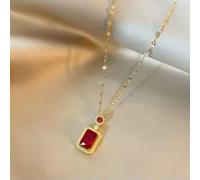 QSYJCCXD Fashion 18K Orecchini in cristallo oro oro collana Women Wedding Wedding Jewelry-#4