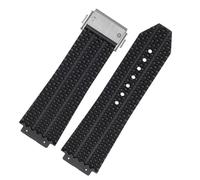 QSYJCCXD FKM Fluorosilicone Canda di Guardia per Big Bang Silicone 25 * 17mm 26 * 19 mm Impermeabile per Orologio da Uomo con Orologio da Orologio da Orologio Bracciale in Gomma Braccialetti di Gomma