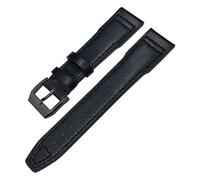 QSYJCCXD Genuina cabina di guardia in pelle per iwc mark xviii le petit principe pilota orologio 20mm 21mm 22mm cinghia di mucca (colore: argento bianco marrone, dimensione: 20mm)