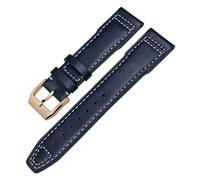 QSYJCCXD Genuina cabina di guardia in pelle per iwc mark xviii le petit principe pilota orologio 20mm 21mm 22mm cinghia di mucca (colore: argento bianco marrone, dimensione: 20mm)