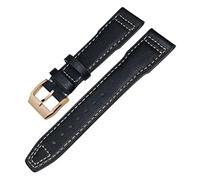 QSYJCCXD Genuina cabina di guardia in pelle per iwc mark xviii le petit principe pilota orologio 20mm 21mm 22mm cinghia di mucca (colore: argento bianco marrone, dimensione: 20mm)