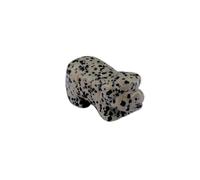 QSYJCCXD Gift in pietra intagliata in cristallo a quarzo a livello naturale da 1,5 "