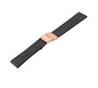 QSYJCCXD Guarda gli accessori adatti alla serie di silicone in serie 22 da 24 mm Class pieghevole Uomini da donna Guarda cinghie