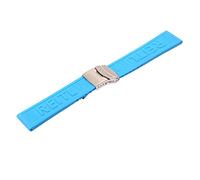 QSYJCCXD Guarda gli accessori adatti alla serie di silicone in serie 22 da 24 mm Class pieghevole Uomini da donna Guarda cinghie