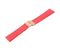 QSYJCCXD Guarda gli accessori adatti alla serie di silicone in serie 22 da 24 mm Class pieghevole Uomini da donna Guarda cinghie