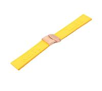 QSYJCCXD Guarda gli accessori adatti alla serie di silicone in serie 22 da 24 mm Class pieghevole Uomini da donna Guarda cinghie