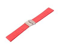 QSYJCCXD Guarda gli accessori adatti alla serie di silicone in serie 22 da 24 mm Class pieghevole Uomini da donna Guarda cinghie