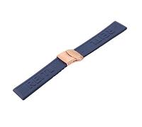 QSYJCCXD Guarda gli accessori adatti alla serie di silicone in serie 22 da 24 mm Class pieghevole Uomini da donna Guarda cinghie