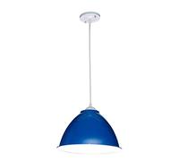 QSYJCCXD Lampada a Ciondolo in Metallo colorato Moderno Lampada sospesa per Negozi a Testa Singola per Il lampadario a soffitto Montato sul soffitto Montato per la Fattoria (2 30 * 18 cm)