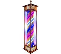 QSYJCCXD Lampada a Parete da Esterno LED LEGGIO Cilindro Acrilico Acrilico REFEREMENTE E Resistente IP44 PARBER Barber Shop Barber Shop Open Business Sign