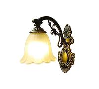 QSYJCCXD Lampada da Parete Petali di Fiori Classici Light Light Lampada da Parete Outdoor Appeso Porta Leggera Esterna del Balcone casa Parete Vintage Villa Garden Country Luxuria Durata Impermeabile