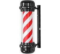 QSYJCCXD Luci da Esterno per Lanterna Solare, LED Leggera, Negozio di Barbiere per Salone per Capelli Rotante per Esterni per Esterni Servito a Blu Bianco Rossa Strisce Blu Bianche