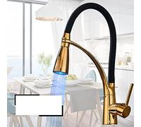 QSYJCCXD Moderna CUSCINE CUSCINE LED Nero CUSCETTO con Il MIDER CAMIO SPARACCHIARE SPARACCHIARE SPARACCHIARE SPACCOLA MONTO CAPOTTO del Bagno con Mixer Acqua Cold