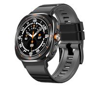 QSYJCCXD Nessun cinturino in silicone per Galaxy Watch 7 Ultra 47mm Bracciale a banda ad anello per Galaxy Watch Ultra Quick Blavband