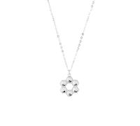 QSYJCCXD Nuova 2025 925 Sterling Silver Leaf Gourd Heart Cionclace a Catena Lunga Courde Collana Semplice Casual di Lusso Gioielli Gift Gioielli Gioielli Accessori alla Moda Creativa