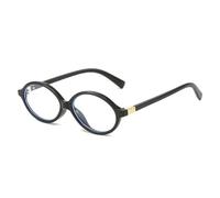 QSYJCCXD Nuovo 2025 di Modo Piccolo Ovale Occhiali Da Sole Delle Donne Tonalità UV400 Vintage Clear Ocean Lens Uomini Punk Tendenza Occhiali Da Sole, Nero trasparente, Taglia unica