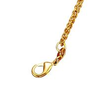 QSYJCCXD Nuovo braccialetto in oro 18k 2025 Bracciale per uffici regolabile puro Office di canapa a corda di canapa per donne Regali di gioielle