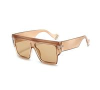 QSYJCCXD Occhiali da sole oversize da donna vintage occhiali da sole da uomo occhiali da sole UV400, 2, Taglia unica