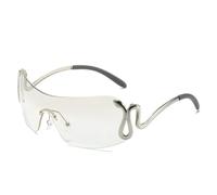 QSYJCCXD Occhiali da Sole Punk di Lusso Donne Un Pezzo Sun Occhiali da Sole Uv400 Fashion Snake Frame Sfumature Goggle Eyeglesses