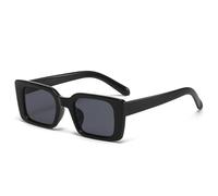 QSYJCCXD Occhiali da sole rettangolari da tè color ambra da donna retrò UV400 Shades occhiali da sole da uomo, 2, Taglia unica