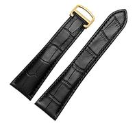 QSYJCCXD Orologi cinghia per la serie di calibro serbatoio in pelle vera orologio da orologio meccanico uomini e donne 20mm 22mm 23mm 25mm watch banda