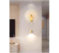 QSYJCCXD Orologio da Parete a Parete a LED Creative con 3 Colori Design Illuminazione DECIVIMENTO MONTO Nero MOTODATO per LAMPAGNO DELL'UFFICIO da Passeggio