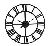 QSYJCCXD Orologio da Parete Silenzioso Non ticchettio da Parete Orologio da Parete all'Esterno della Fattoria Europea Orologio Vintage con Numeri Romani Orologio da Giardino per Esterni o Patio per