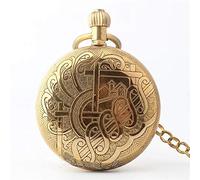 QSYJCCXD Orologio tascabile in acciaio inossidabile inossidabile da uomo.