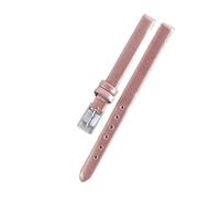 QSYJCCXD Panda di guardia in pelle per accessori da orologi da donna Cintura da polso per orologio sottile con fibbia per perno (grigio)