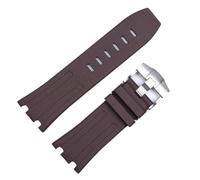 QSYJCCXD Per Audemars e Piguet Royal Oak Strap Originale AP 15710 26470 Silicone Gubbo Sport Orologio Strap Accessori della banda di guardia 28mm