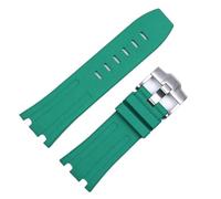 QSYJCCXD Per Audemars e Piguet Royal Oak Strap Originale AP 15710 26470 Silicone Gubbo Sport Orologio Strap Accessori della banda di guardia 28mm