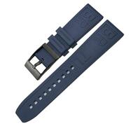 QSYJCCXD Per cinturino per il braccialetto superocean/navitimer/vendicatore 20mm 22mm 24mm arancione rosso arancione nero fluoro di guardia in gomma