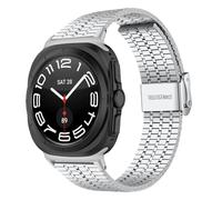 QSYJCCXD Per Galaxy Watch Ultra Band 47mm Business inossidabile cinghia in acciaio inossidabile Galaxy Watch Ultra 47mm Correa Bracciale Uomini Domani