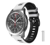 QSYJCCXD Per Gear S3 Frontier/Classic Band Galaxy Watch 46mm, fascia di sostituzione in silicone morbido da 22 mm per marcia S3 Frontier/S3 Classic/Galaxy Watch 3 45mm/ Pro S2/E2
