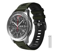 QSYJCCXD Per Gear S3 Frontier/Classic Band Galaxy Watch 46mm, fascia di sostituzione in silicone morbido da 22 mm per marcia S3 Frontier/S3 Classic/Galaxy Watch 3 45mm/ Pro S2/E2