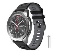 QSYJCCXD Per Gear S3 Frontier/Classic Band Galaxy Watch 46mm, fascia di sostituzione in silicone morbido da 22 mm per marcia S3 Frontier/S3 Classic/Galaxy Watch 3 45mm/ Pro S2/E2