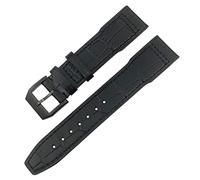 QSYJCCXD Per IWC IW3777 IW3270 Mark 18 Big Pilot's Watch Strap Bracciali in pelle bovina morbida 20mm 21mm 22mm cinturino in pelle, 21mm