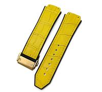 QSYJCCXD Per la cinghia di orologi della serie Big Bang Classic Fusion Universe , Braccialetti di pelle di vite da 25-19 mm di venera