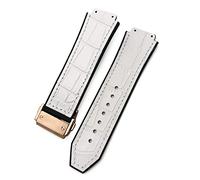 QSYJCCXD Per la cinghia di orologi della serie Big Bang Classic Fusion Universe , Braccialetti di pelle di vite da 25-19 mm di venera