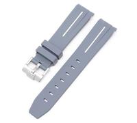 QSYJCCXD Per moonswatch orologio curvo senza gap cinghia di gomma per omega swatch swatch pianeta serie moon mercurio cinturino in gomma curva uomini donne da 20 mm di orologeria da 20 mm