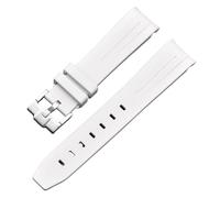 QSYJCCXD Per moonswatch orologio curvo senza gap cinghia di gomma per omega swatch swatch pianeta serie moon mercurio cinturino in gomma curva uomini donne da 20 mm di orologeria da 20 mm