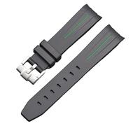 QSYJCCXD Per moonswatch orologio curvo senza gap cinghia di gomma per omega swatch swatch pianeta serie moon mercurio cinturino in gomma curva uomini donne da 20 mm di orologeria da 20 mm
