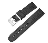 QSYJCCXD Per Navitimer Avenger Pin Buckle Watchbands Silicone Watch Band 22mm 24mm Cinghia colorato