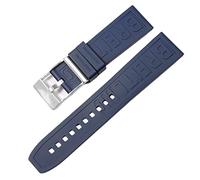 QSYJCCXD Per Navitimer Avenger Pin Buckle Watchbands Silicone Watch Band 22mm 24mm Cinghia colorato