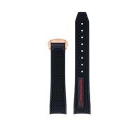 QSYJCCXD Per omega Speedmaster Watch Watch Strap Incolla in acciaio inossidabile Filla 20mm 21mm 22 mm in silicone in gomma Canda